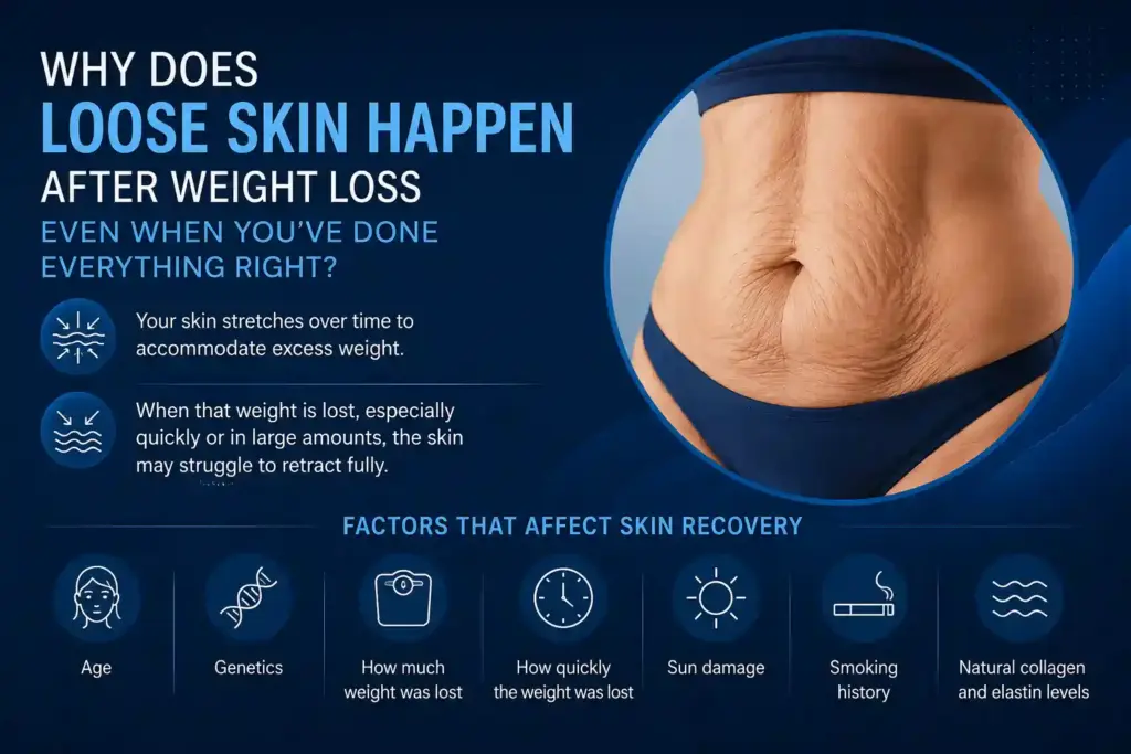 Why Does Loose Skin Happen After Weight Loss Even When You’ve Done Everything Right Weymouth?