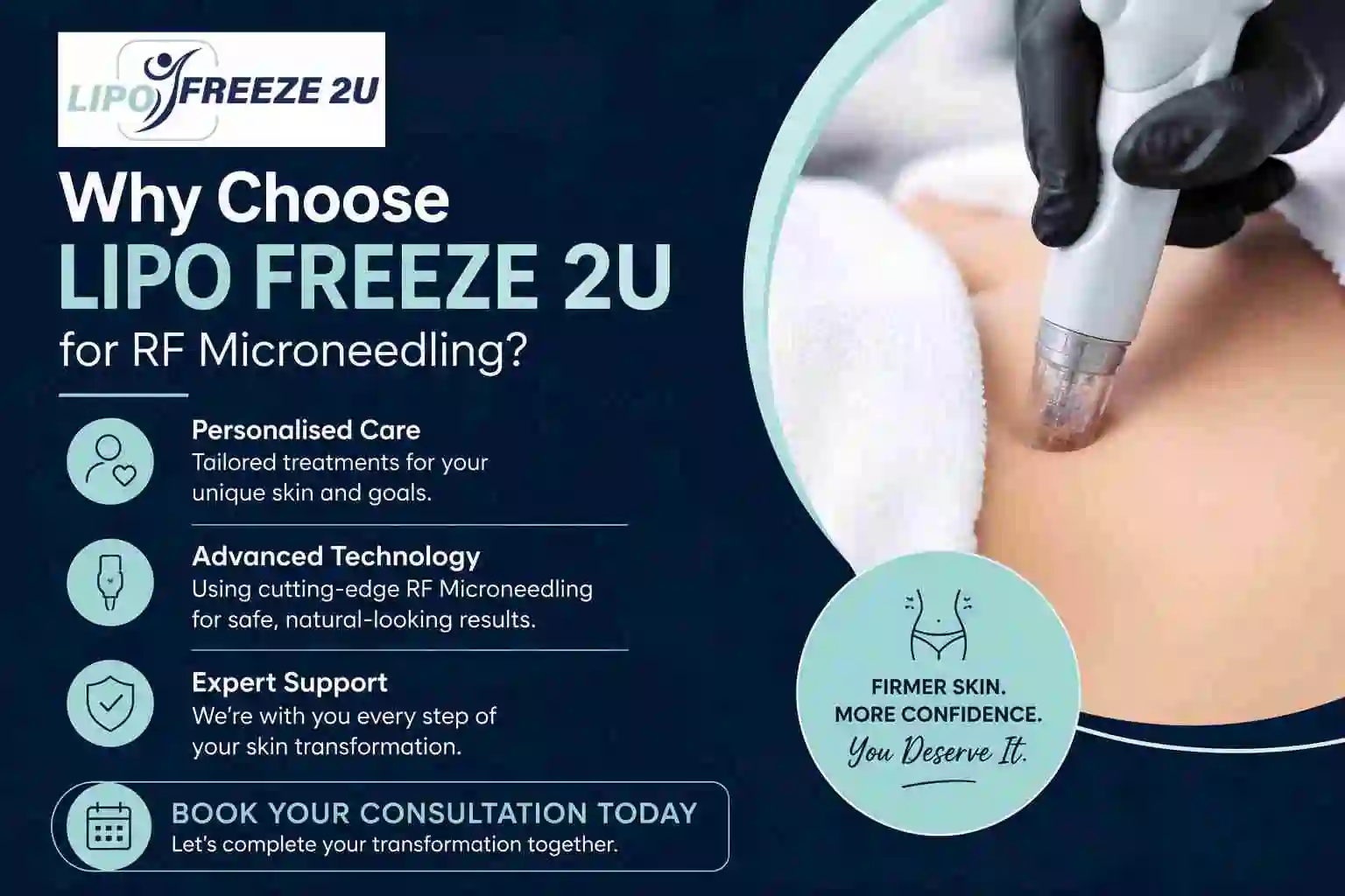Why Choose LIPO FREEZE 2U for RF Microneedling Weymouth?